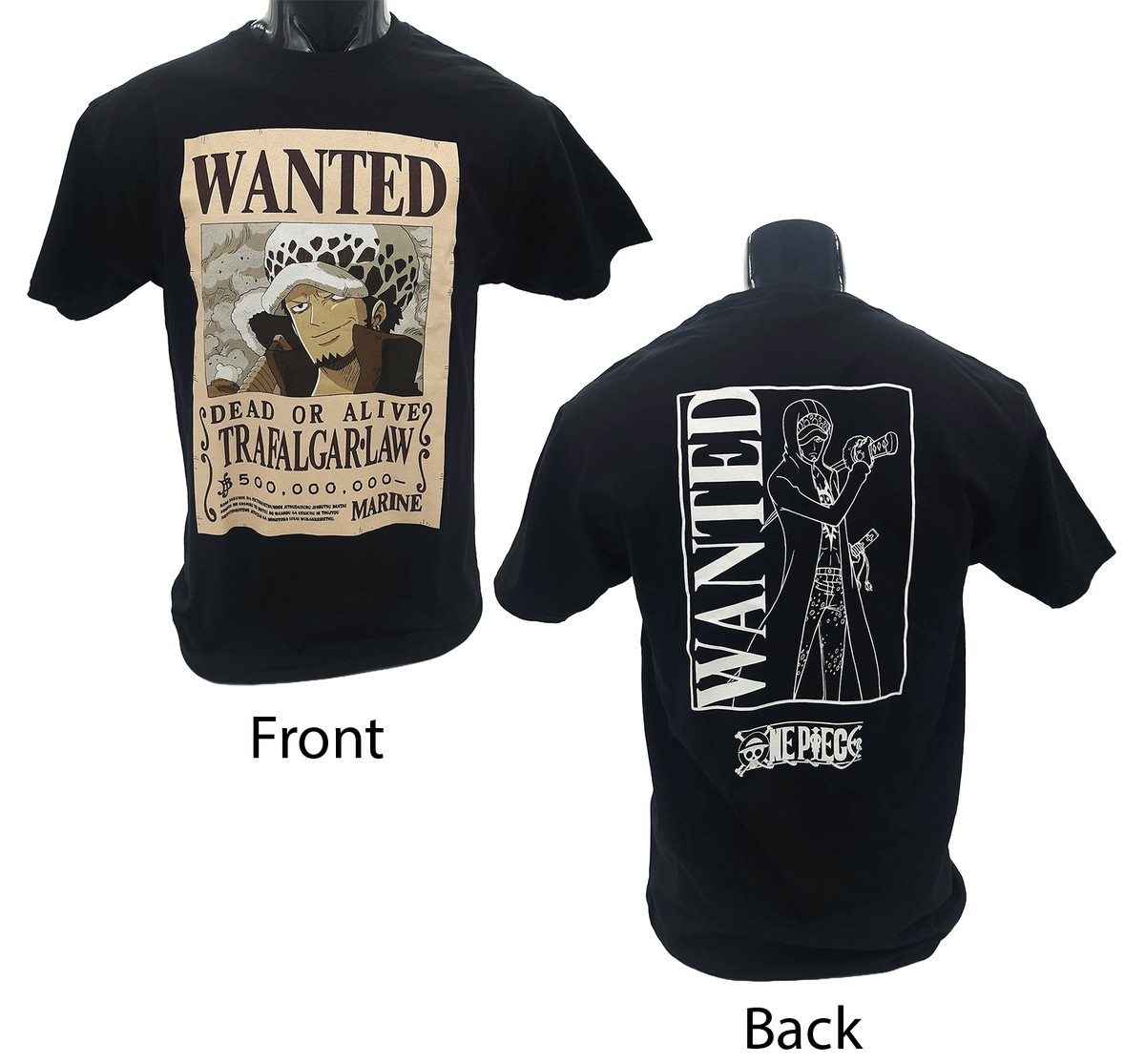 One Piece - Wanted Poster Trafalgar D. Water Law T-Shirt