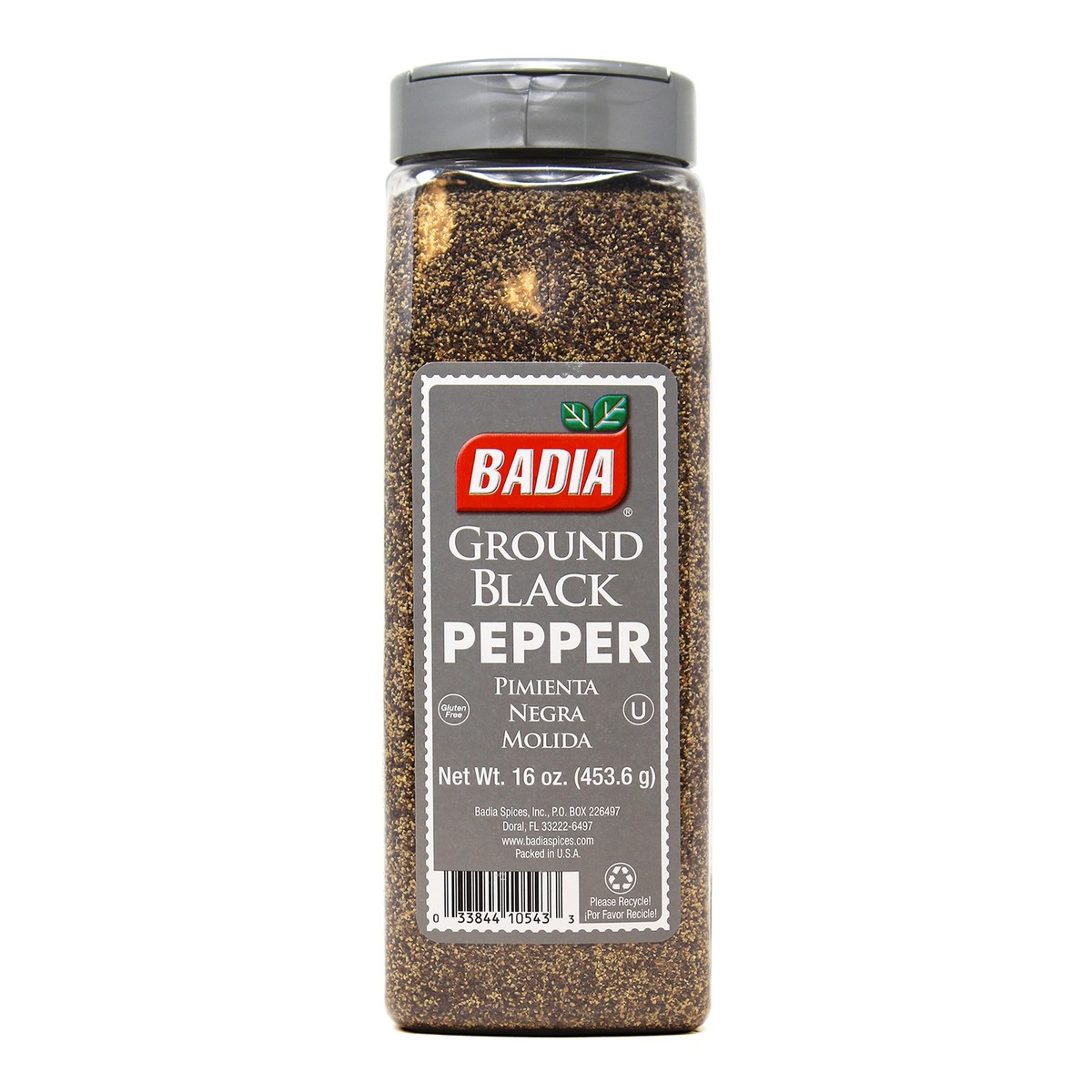 BADIA GROUND BLACK PEPPER 16 OZ