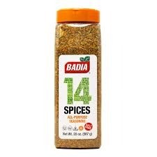 BADIA 14 SPICE SEASONING NO SALT 20 OZ