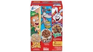 General mills lucky charms cookie crisp trix 38.5oz