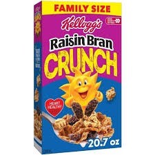 Kellogg's raisin bran crunch 42 count