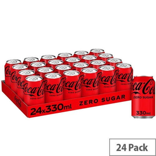 Coca cola zero 24 pack can 12 oz