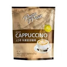 Prince of peace i stand cappuccino 3 in 1 22 pack 17 gr