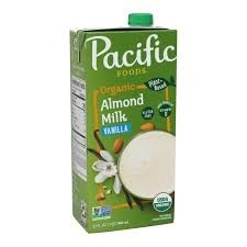 Pacific natural vanilla almond milk 32 oz