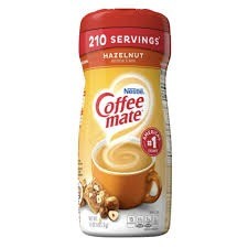 Coffee Mate powdered hazelnut