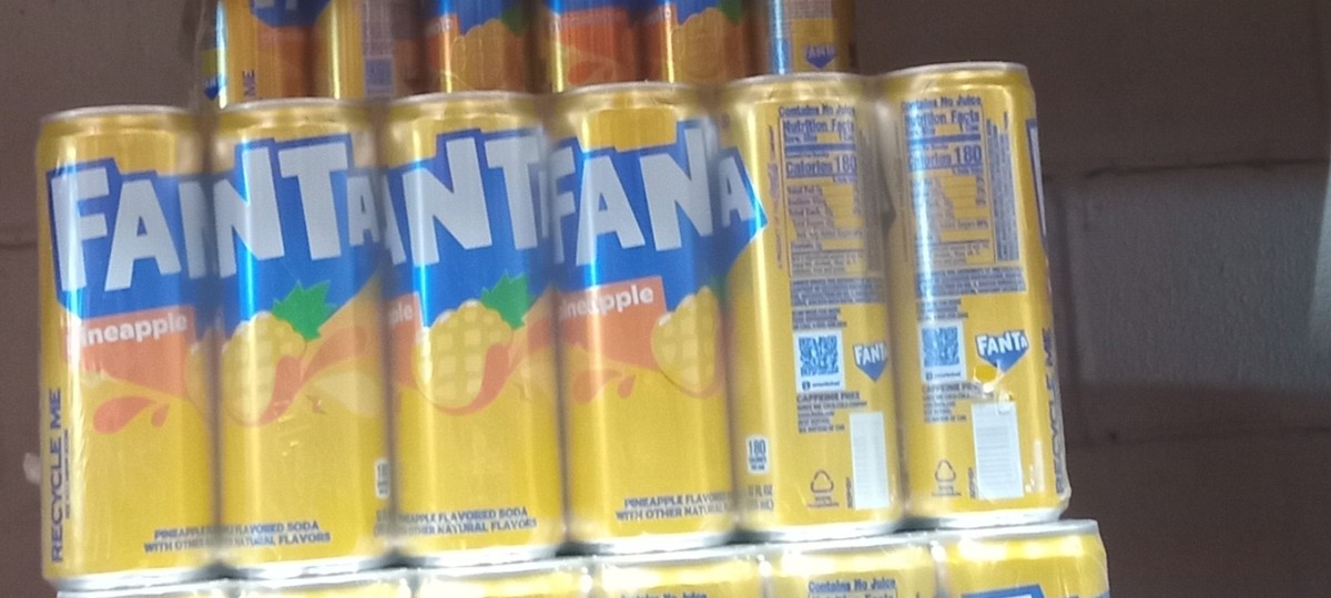 Fanta pineapple   24 pack 12 fl oz