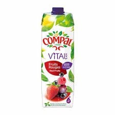 Compal vital red fruit 1lt