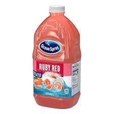 Ocean spray ruby red grapefruit  juice 2/64 oz