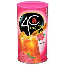 4C raspberry iced tea mix 72.5 oz