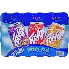 Faygo variety pack soda 24 count 12 oz