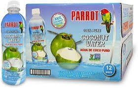 Parrot  pure coconut water 100%  12 pack