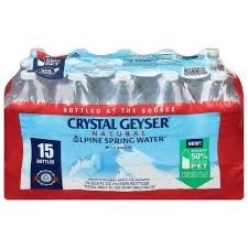 Crystal geyser spring water 15 count