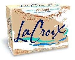 La croix sparkling water coconut 12 pack 12 oz