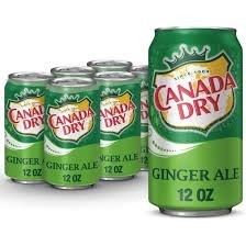 Canada dry ginger ale can 6 pack 12 oz