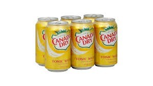 Canada Dry tonic water cans 6 pack 12 oz