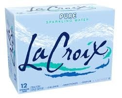 La croix sparkling water pure 12 pack 12 oz
