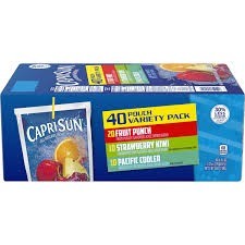 Caprisun variety pack 40 /6 oz