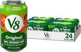 V8 original 200% vegetable juice 24 pack 5.5oz