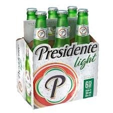 Presidente light 6 pack 12 oz
