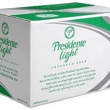 Presidente light bottle 24 pack 12 oz