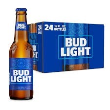 Budweiser light bottle 24 pack 12 oz