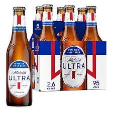 Michelob ultra bottle 6 pack