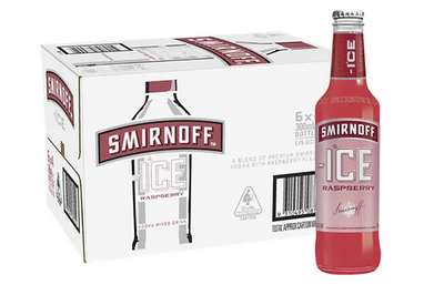 Smirnoff ice raspberry 24 pack 12 oz