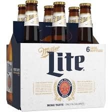 Miller light 6 pack 12 oz