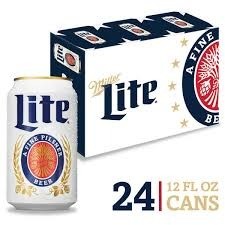 Miller light 23 pack 12 oz can