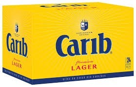 Carib lager 24 pack 12 oz