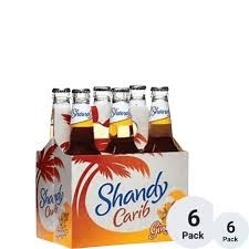 Carib shandy ginger beer 6 pack 330ml