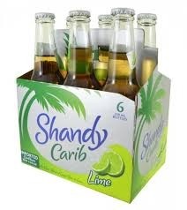Carib shandy lime beer 6 pack 275ml