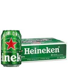 Heineken beer cans 24 pack 330ml