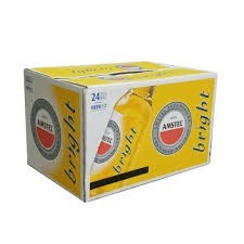 Amstel bright beer bottle 24 pack 275ml