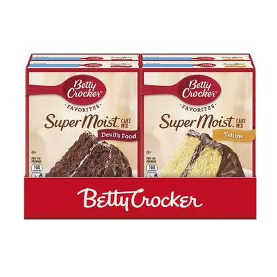 Betty crocker cake mix 4 variety pack 13.25 oz