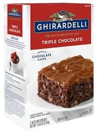 Ghirardelli triple chocolate brownie 120 oz