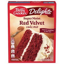 Betty crocker red velvet cake mix 14.25 oz
