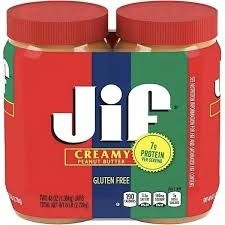 Jif peanut butter creamy 2/ 48 oz