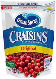 Ocean spray craisins 48 oz