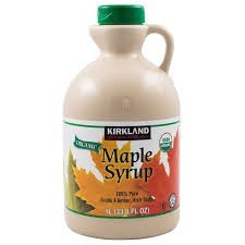 Kirkland organic maple syrup 1lt