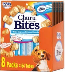 Inaba churu chicken and cheese dog 8 count 3.36 oz