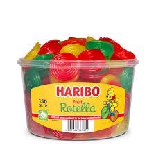 Haribo kikkers grenouille fruit rotella 1050 gr