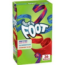Betty crocker fruit by the foot variety pack 36 count