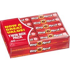 Wrigleys big red gum twin pack 0 pack 5 count