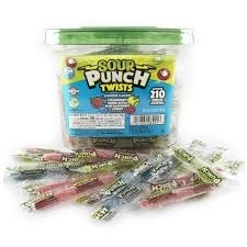 Sour punch twists tub 210 count 41.51 oz