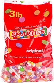 Smarties candy value bag 3 lb