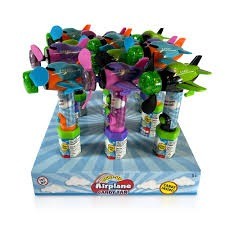 Light up airplane candy pop .53oz