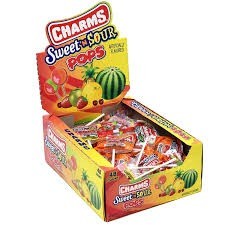 Charms sweet n sour pops 48 count