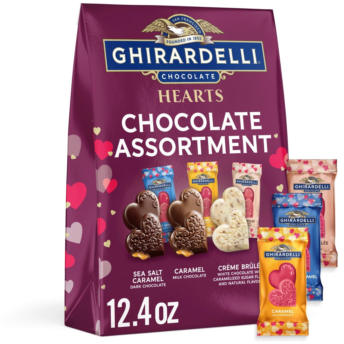 Ghirardelli chocolate heart assortment 12.4oz