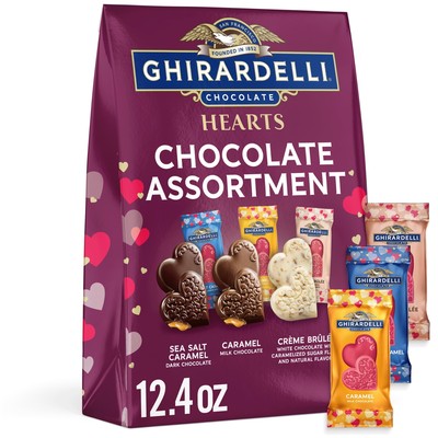 Ghirardelli chocolate heart assortment 12.4oz